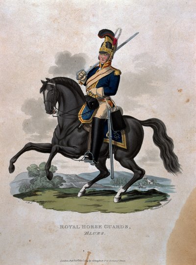 Een soldaat van de Royal Horse Guards, uit 